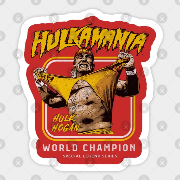 Hulk Hogan Hulkamania Shirt Rip Sticker by MunMun_Design